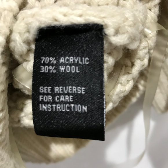 Cliché Couture Cowl Neck Turtleneck Sweater Lg - Picture 7 of 8